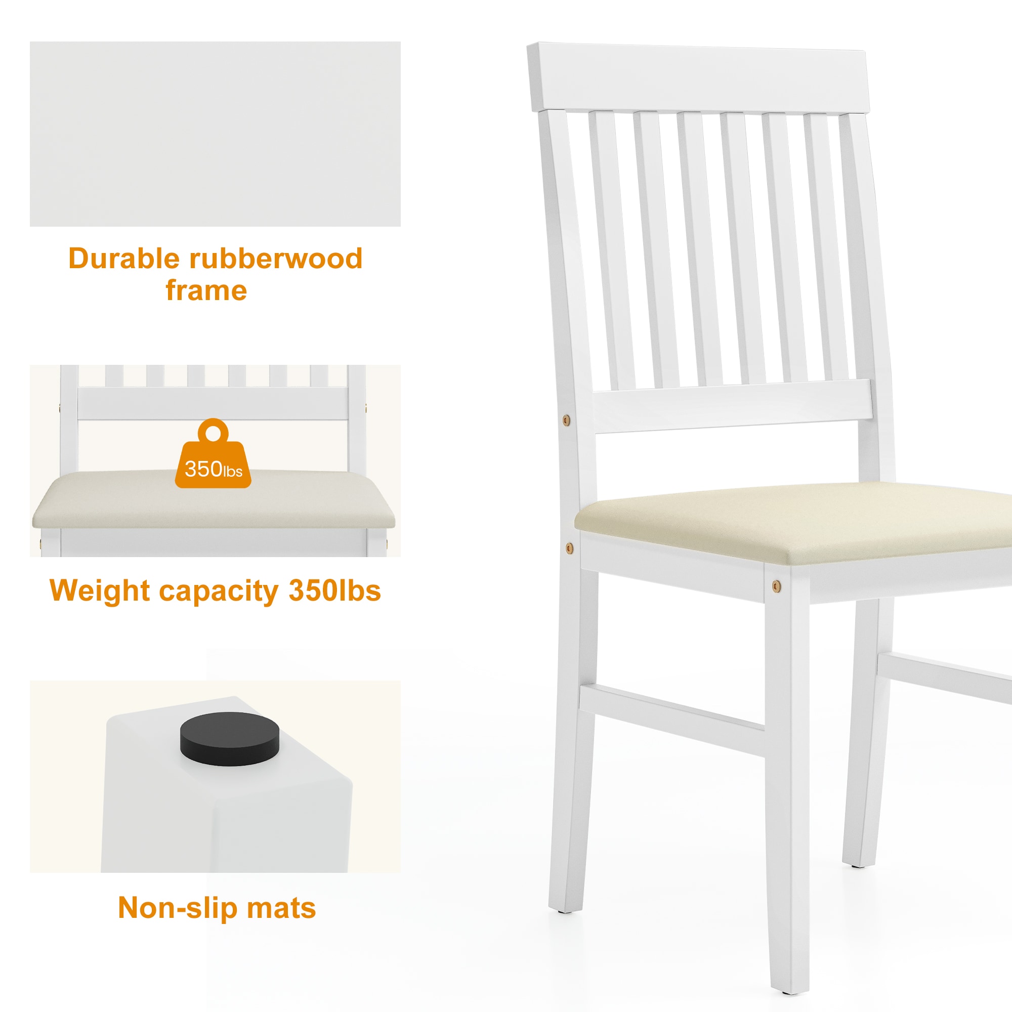 Modern Dining Chairs Set Of 2 With Solid Wood Legs And Leather_voghion.com